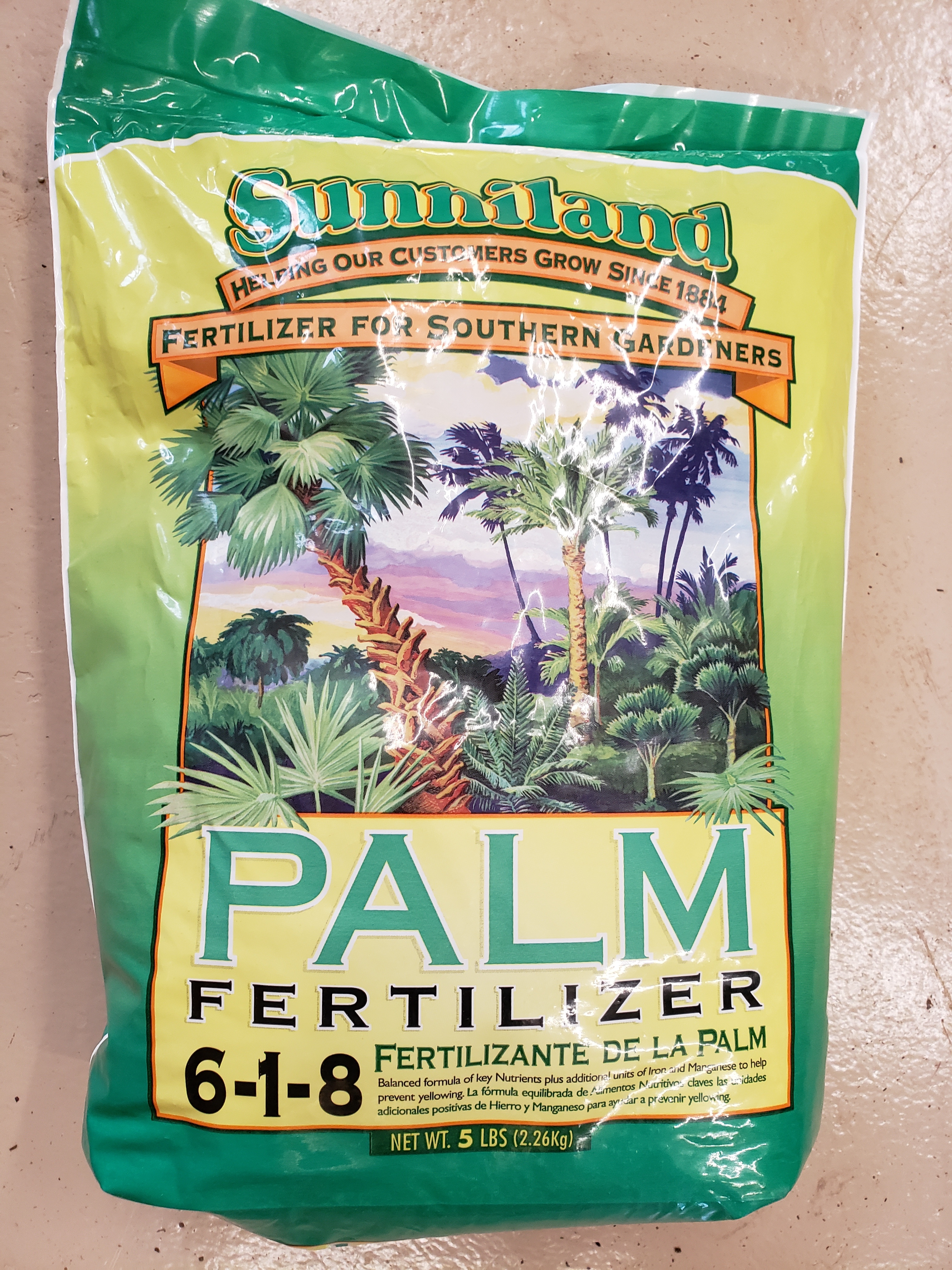Sunniland Palm fertilizer 6-1-8 for Sale - Largo and St. Petersburg