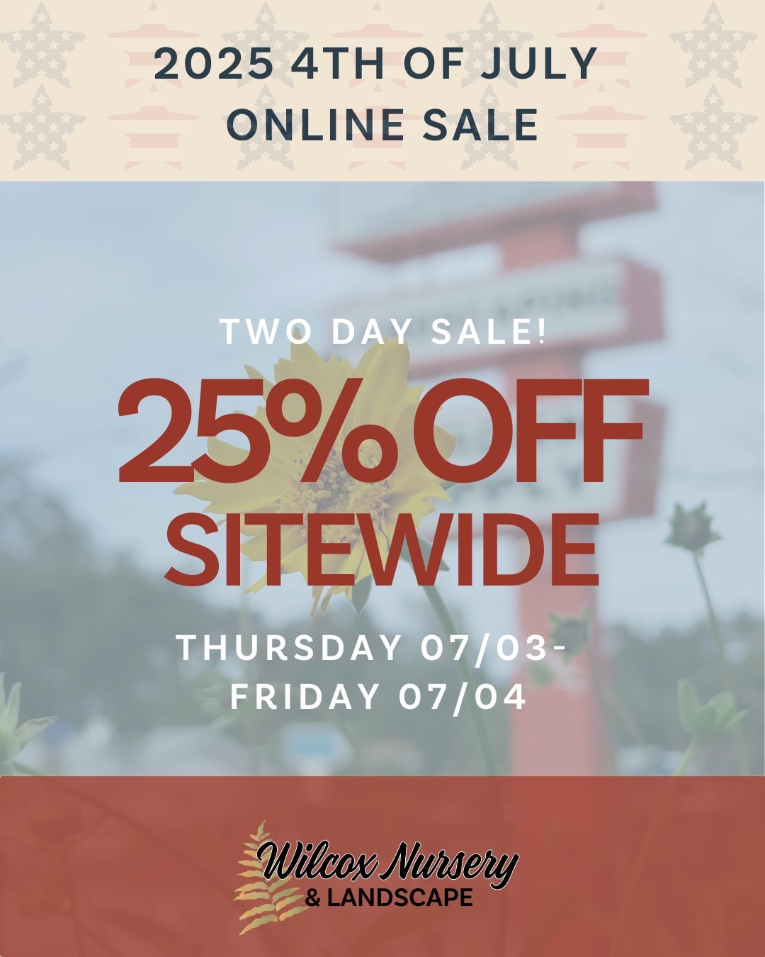 4th of July Sale